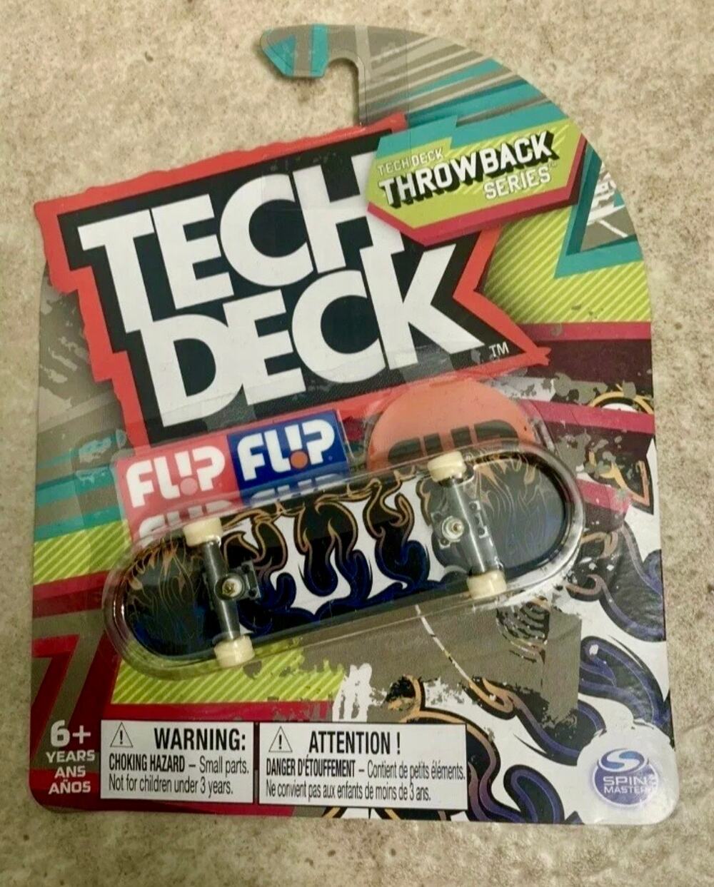 TECH DECK - Throwback Series Walmart Exclusive Skateboard FLIP 2021 Fingerboard 